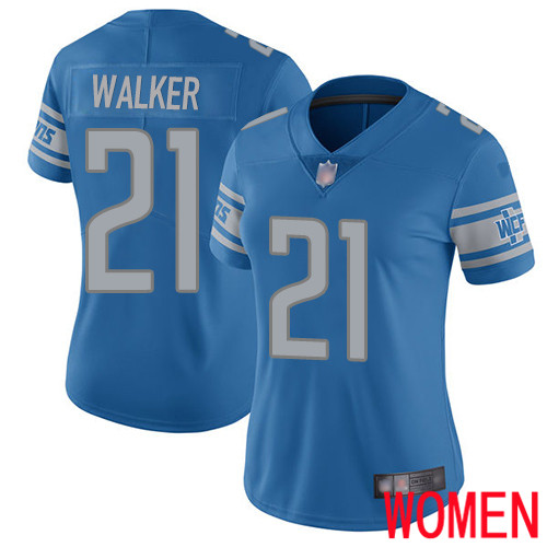 Detroit Lions Limited Blue Women Tracy Walker Home Jersey NFL Football #21 Vapor Untouchable->youth nfl jersey->Youth Jersey